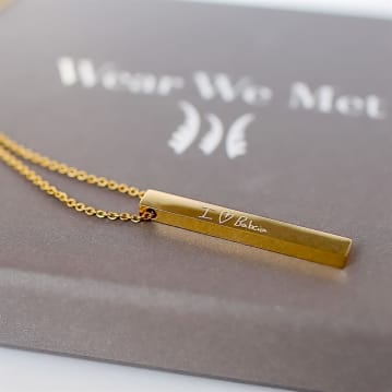 Personalised Bar Necklace