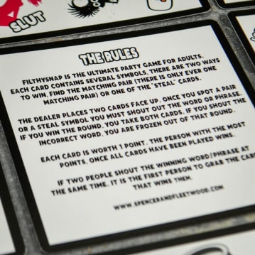 Filthy Snap Card Game