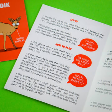 Don’t Be a Dik Dik Card Game