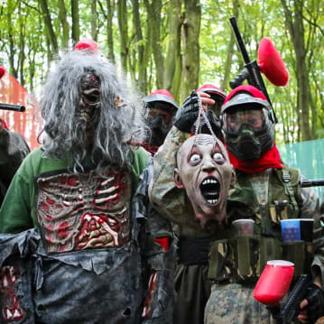 Zombie Paintball for Two