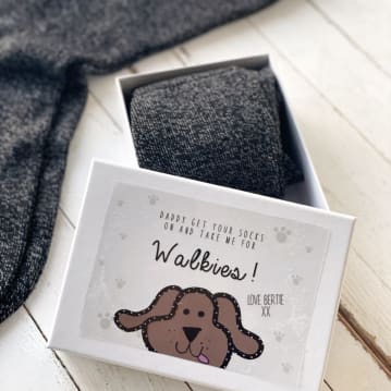 Personalised Dog Walking Socks - Set of 2