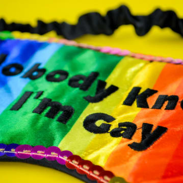 Nobody Knows I'm Gay Eye Mask