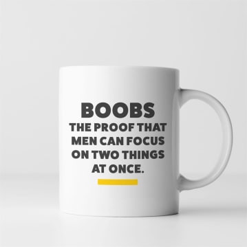 Focus On Boobs Mug