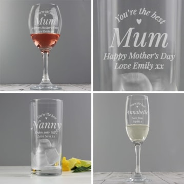 Personalised You Are The Best Glasses