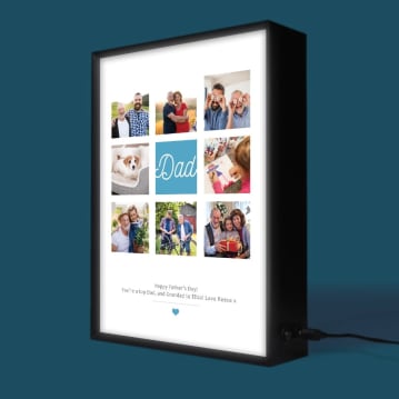 Personalised Photo Celebration Light Box