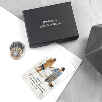 Personalised Special Memory Wallet/Purse Insert