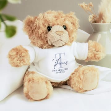 Personalised Initial Teddy Bear