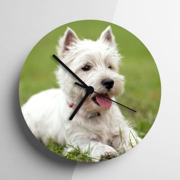 Personalised Glass Photo Clock 