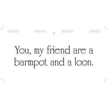 Classic Insults Flip Book