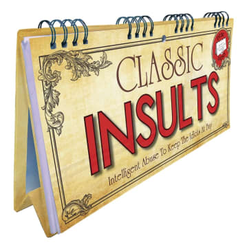 Classic Insults Flip Book