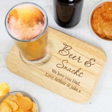 Personalised Wooden Coaster Trays