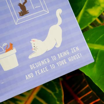 Mini Plant Pot Yoga Cats