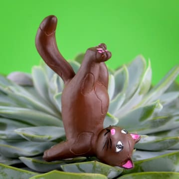 Mini Plant Pot Yoga Cats