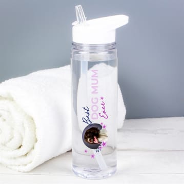 Personalised Floral "Best Ever…" Photo Upload Water Bottle