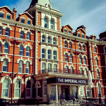 Gourmet Meal for Two with a Bottle of Wine at The Imperial Hotel Blackpool