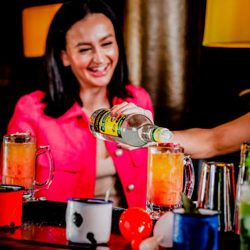 Cocktail Masterclass with Two Course Dinner at Revolution Bars