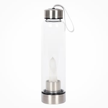 Healing Crystal Glass Water Bottles