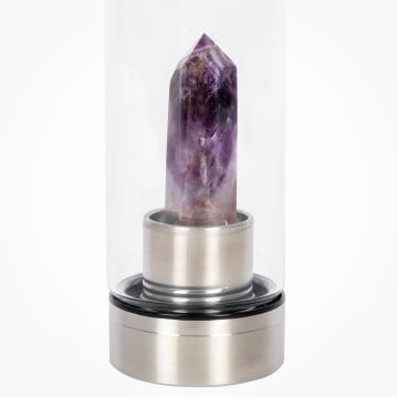 Healing Crystal Glass Water Bottles