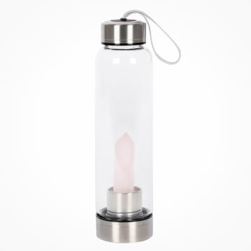 Healing Crystal Glass Water Bottles