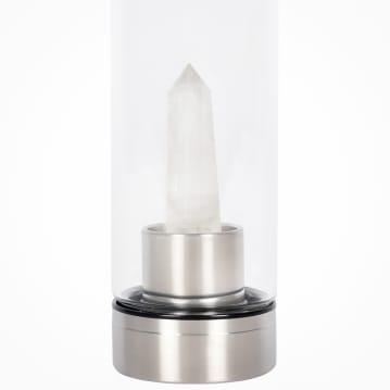 Healing Crystal Glass Water Bottles