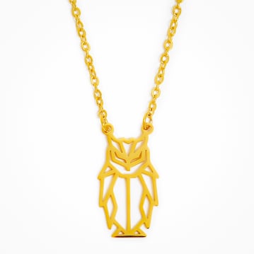 Geometric Owl Necklace
