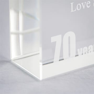 70th Platinum Anniversary Keepsake