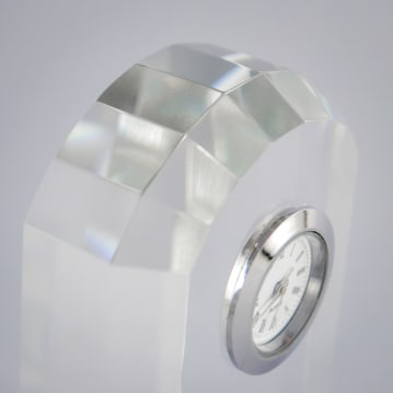 Engraved Diamond Wedding Anniversary Mantel Clock