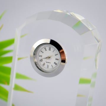Engraved Diamond Wedding Anniversary Mantel Clock