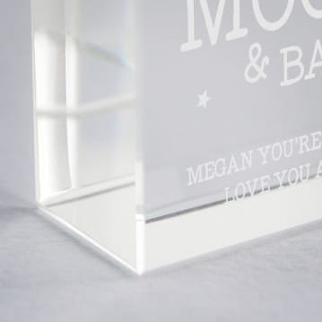Personalised I Love You To The Moon Keepsake