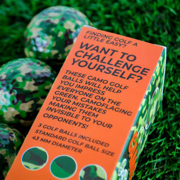 Camo Golf Balls