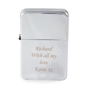 Personalised Chrome Lighter
