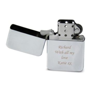 Personalised Chrome Lighter