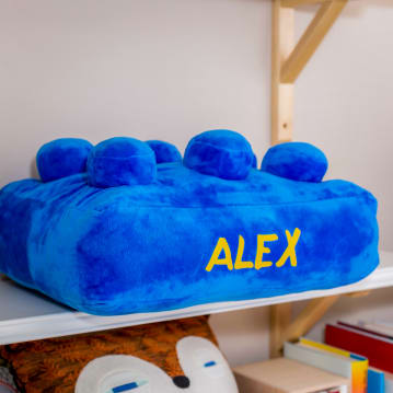 Personalised Building Brick Cushions