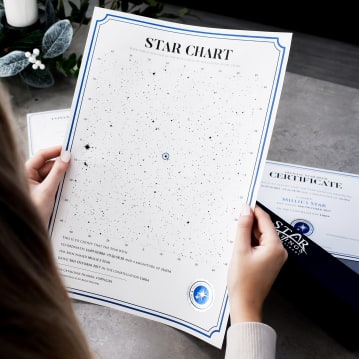 Personalised Name A Star Presentation Gift Box