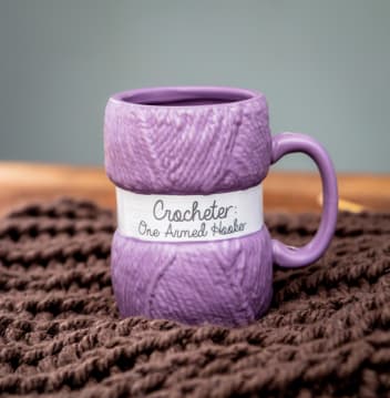 One Armed Hooker - Crochet Mug