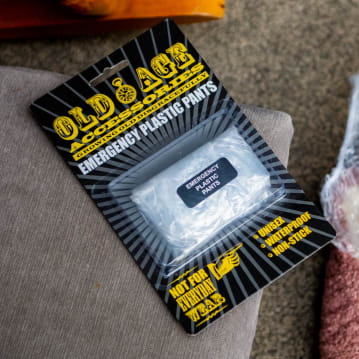 Old Age Emergency Plastic Pants 