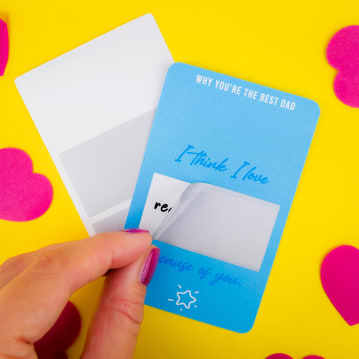 Why You're the Best Dad - DIY Scratch Cards