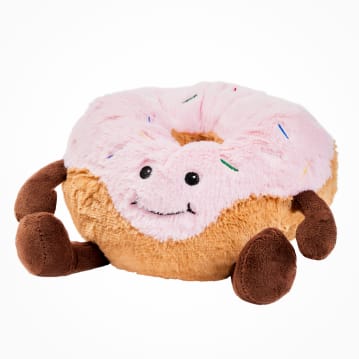 Pink Donut Warmies Plush