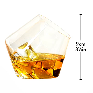 Rocking Whisky Glasses, Set of 2
