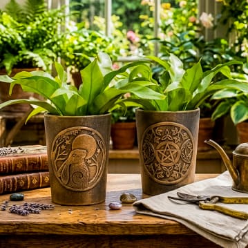 Bronze Terracotta Plant Pots