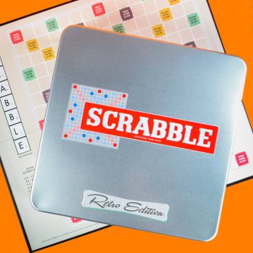 Scrabble Tin - Retro Edition