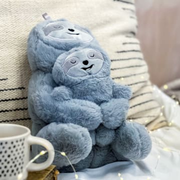 Mummy and Me Cuddle Sloth Hot Water Bottle