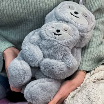 Mummy and Me Cuddle Sloth Hot Water Bottle