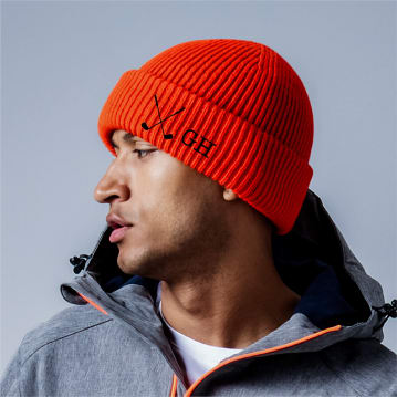 Personalised Initials Golf Beanie Hat