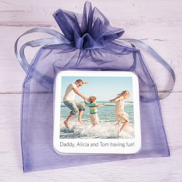 Personalised Retro Photo Upload Set of 4 Coasters