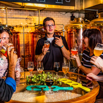 Beer Master Class and Burger Meal for Two