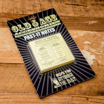 Old Age Past-It Notes