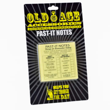 Old Age Past-It Notes