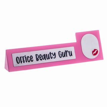 Office Beauty Guru Funny Desk Sign