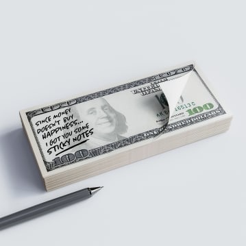 Cash Sticky Notes